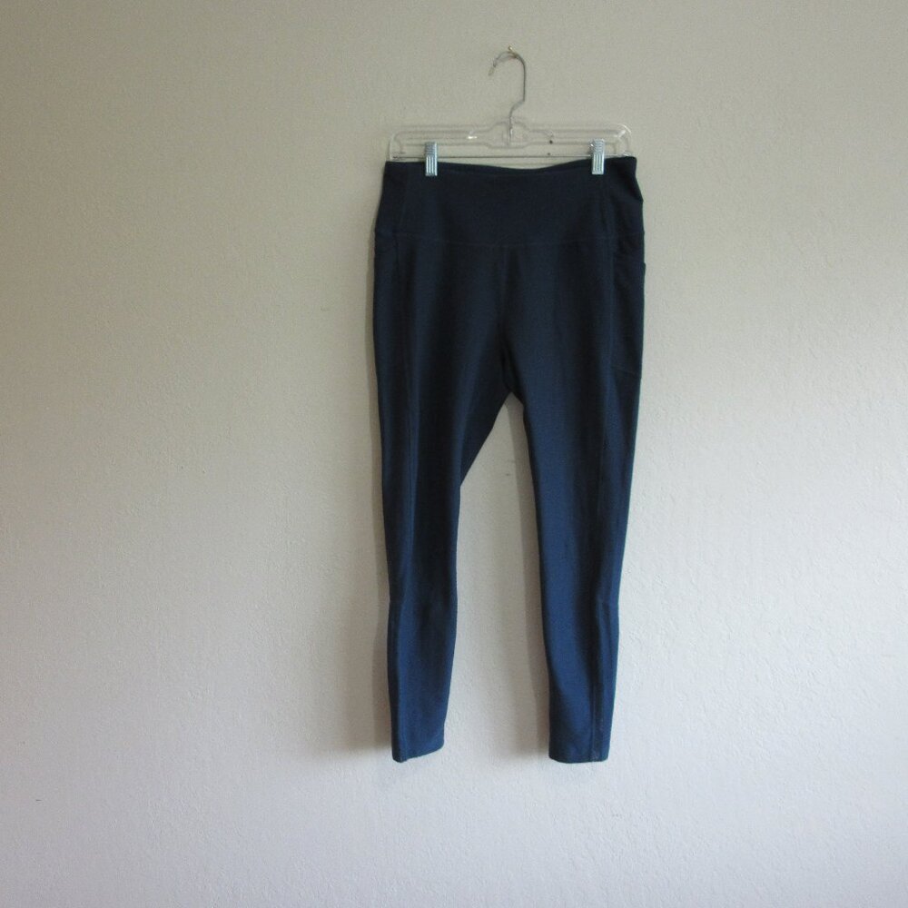 MONDETTA Teal Pull On Performance Luxury Large Leggings with Pockets
